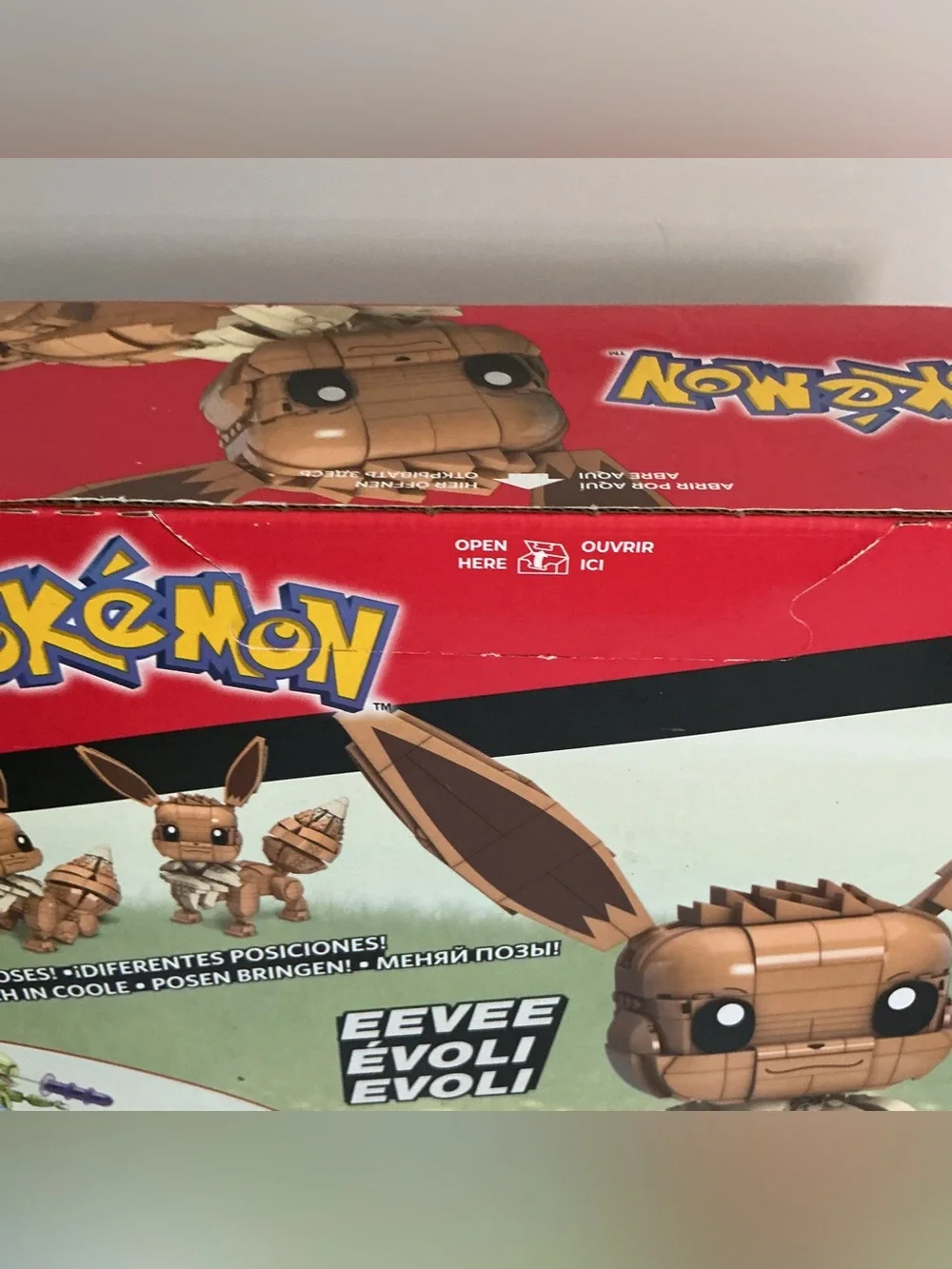 Never Opened MEGA CONSTRUX JUMBO EEVEE Construction Set